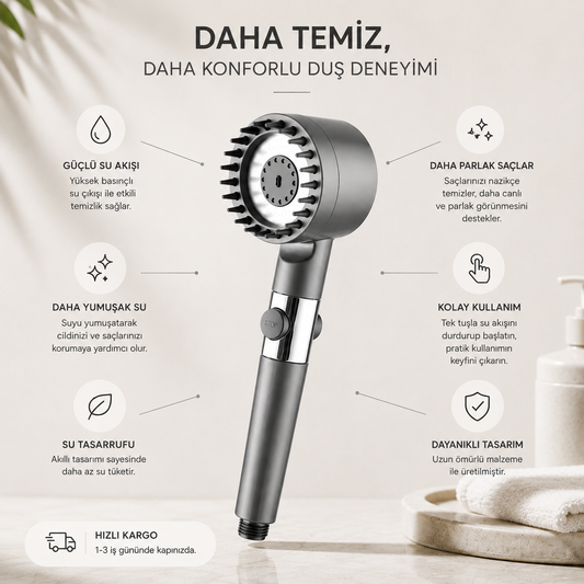 Lumirsa Filtreli Duş Başlığı